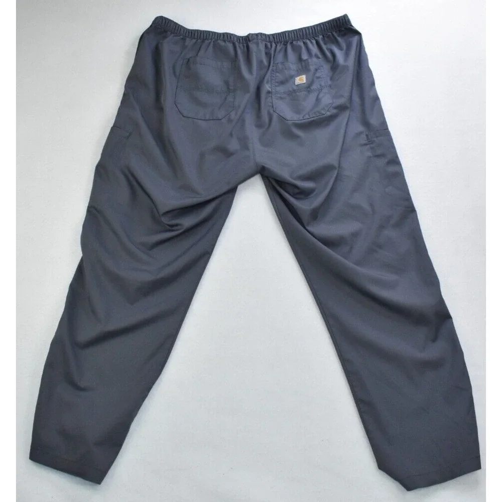 Carhartt Force Women Scrub Pants Size XL Gray Petite Liberty Drawstring Straight